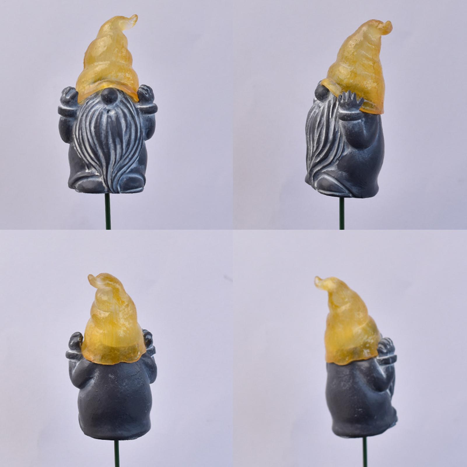 Resin Art Decor - Dekoratif Bahçe Kazıkları 3 Parçalı Parlayan
