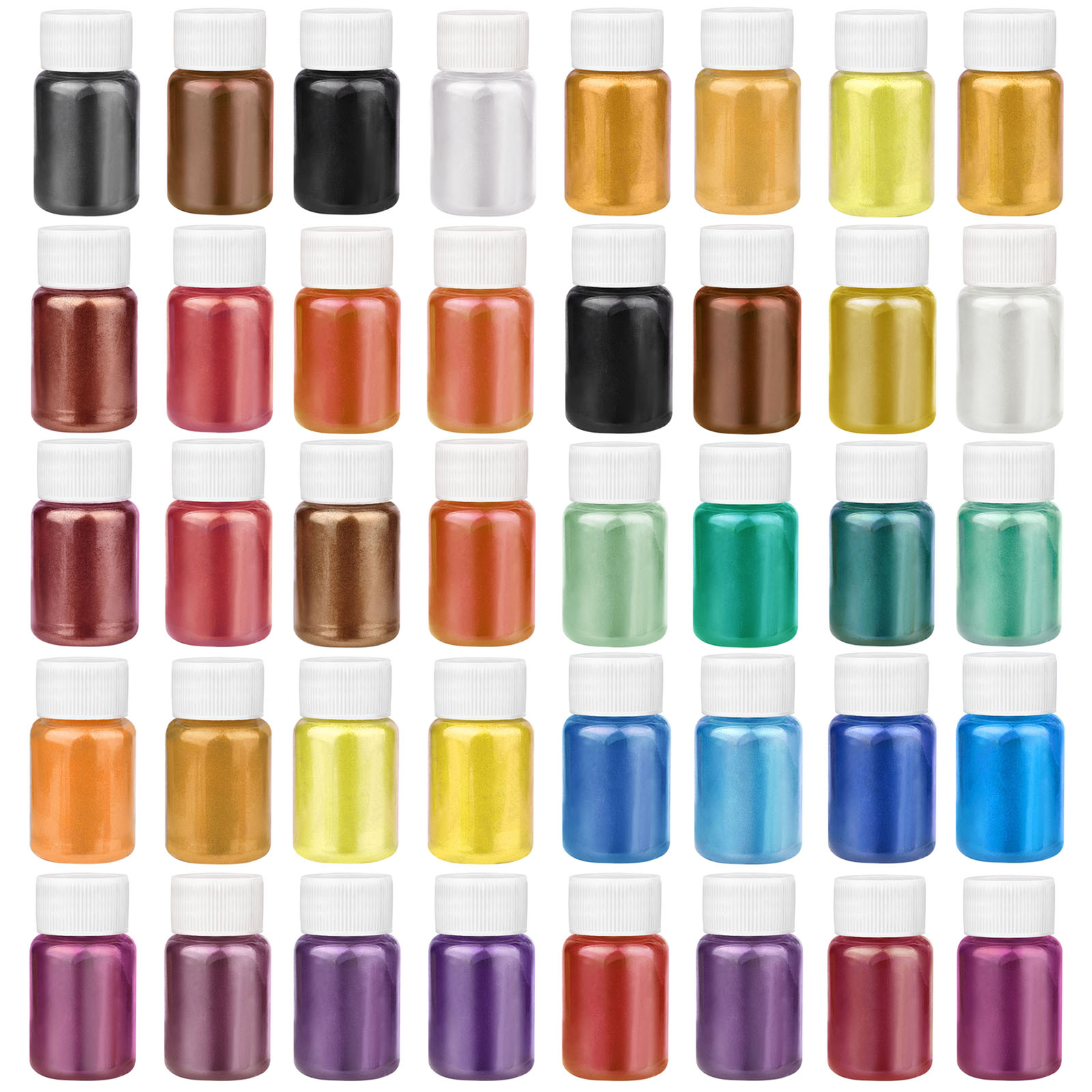 Resin Dye Opaque - 4 renk/Set sedefli toz reçine pigment