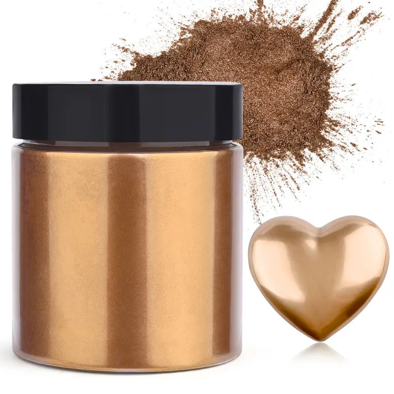 Resin Dye Opaque - 50g/Şişe Metalik Sim Tozu Altın Gümüş