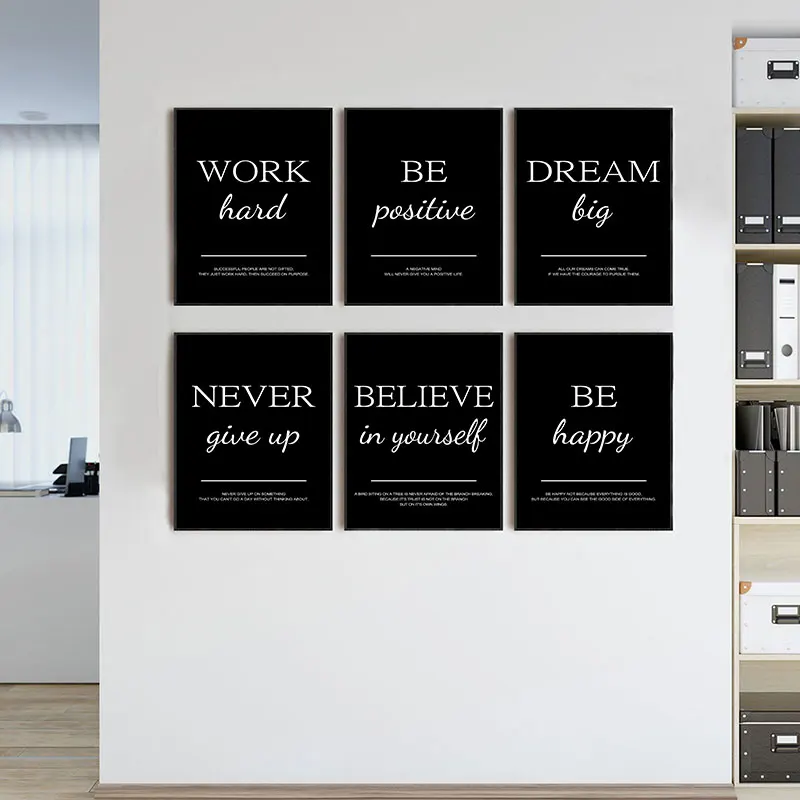 Resin Art Quotes - Modern Basit İlham Verici Sözler Elmas