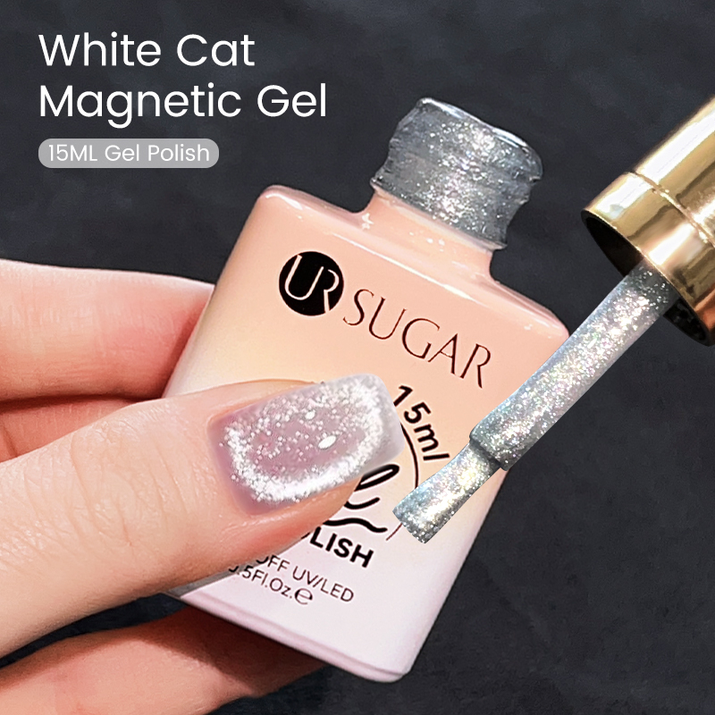 Resin Art Uv Light - UR SUGAR 15ml Beyaz Kedi Manyetik