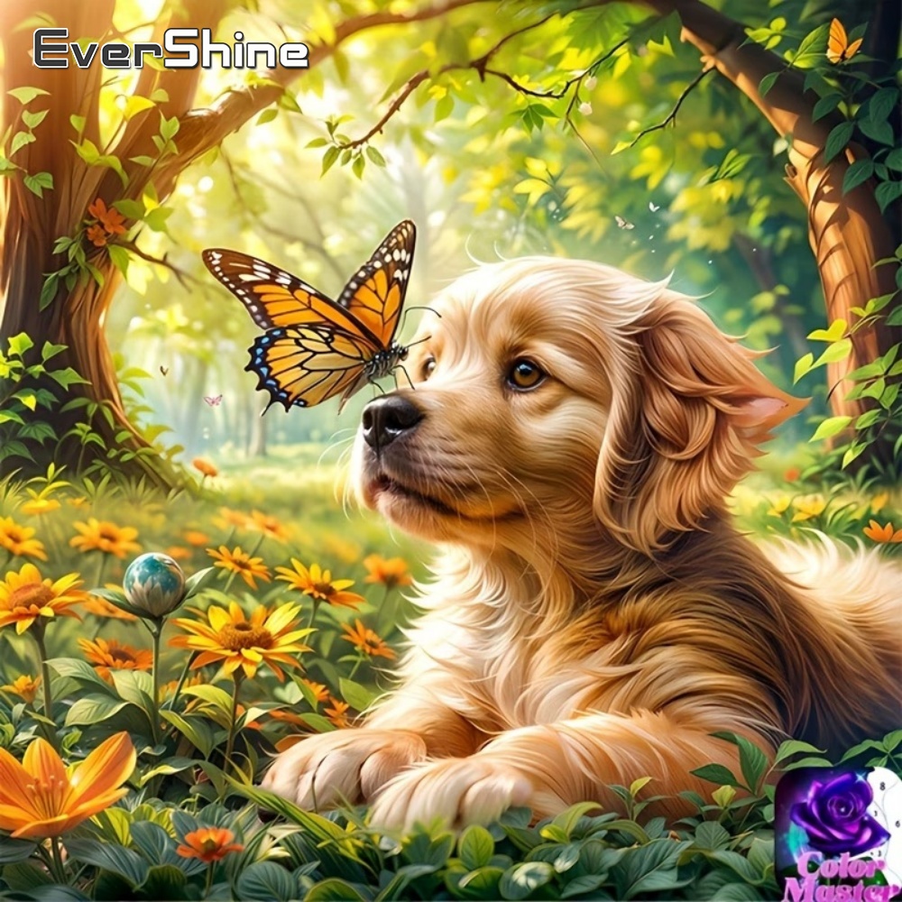 Resin Art For Beginner - EverShine Elmas Mozaik Köpek Hayvan DIY
