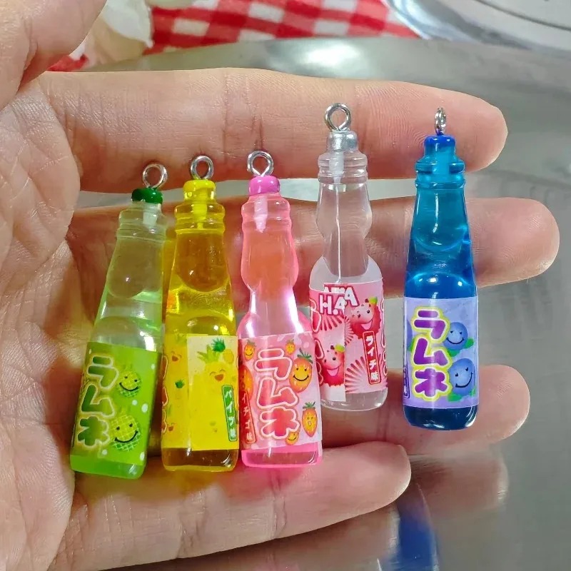 Resin Art Engagement - 10 adet küçük soda şişesi reçine