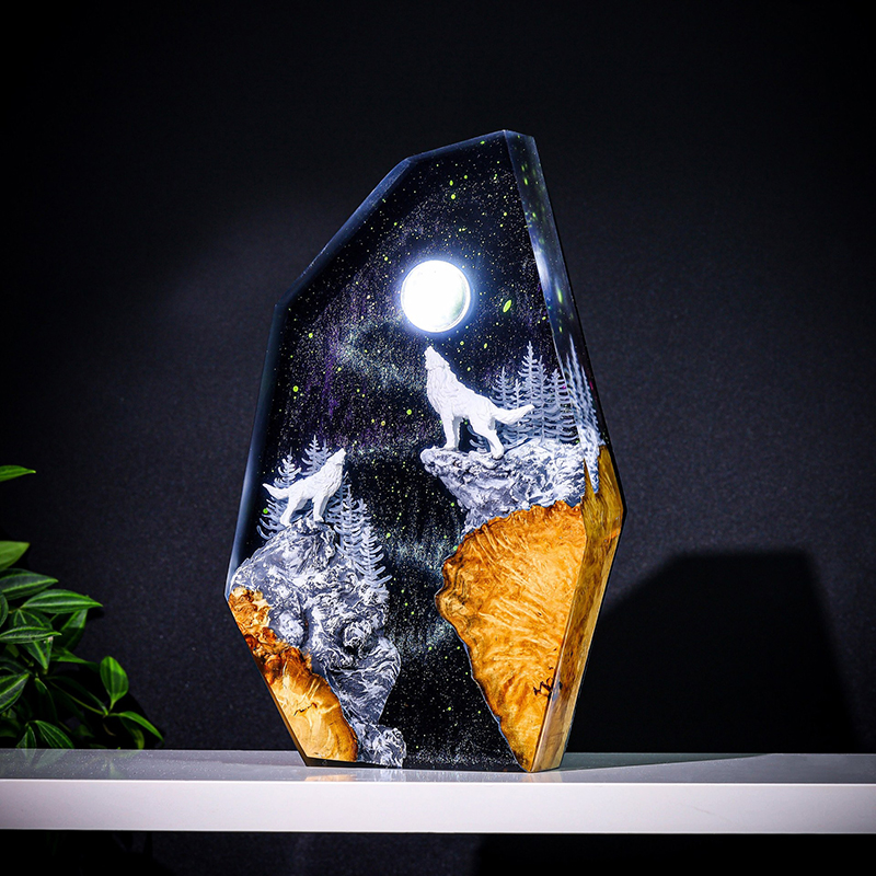 Resin Art Baby - Doğa Hayvanları Figürü Organizma Reçine Masa