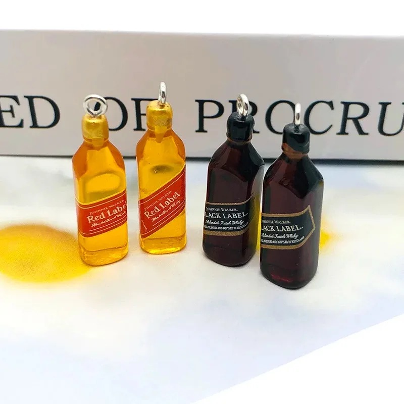 Resin Art Engagement - 10 adet minik şarap barı şişe