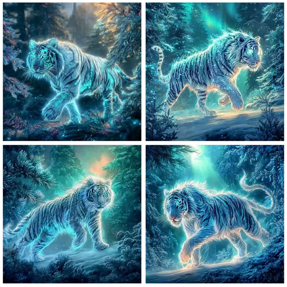 Resin Art For Beginner - CHENISTORY Tiger 5d Yetişkinler İçin Elmas