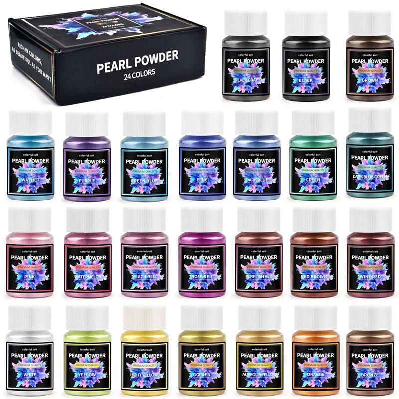Resin Dye Opaque - 6/24/30 Renk Epoksi Reçine Boya Mika