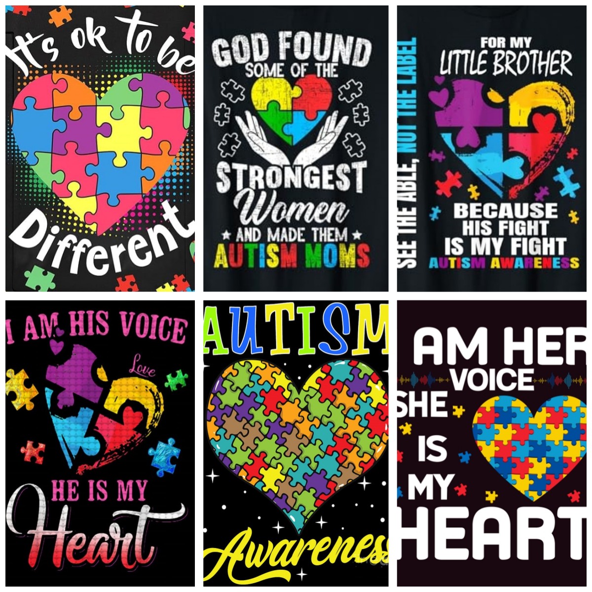 Resin Art Quotes - Otizm Farkındalık Posterleri 5D Yetişkin 5d