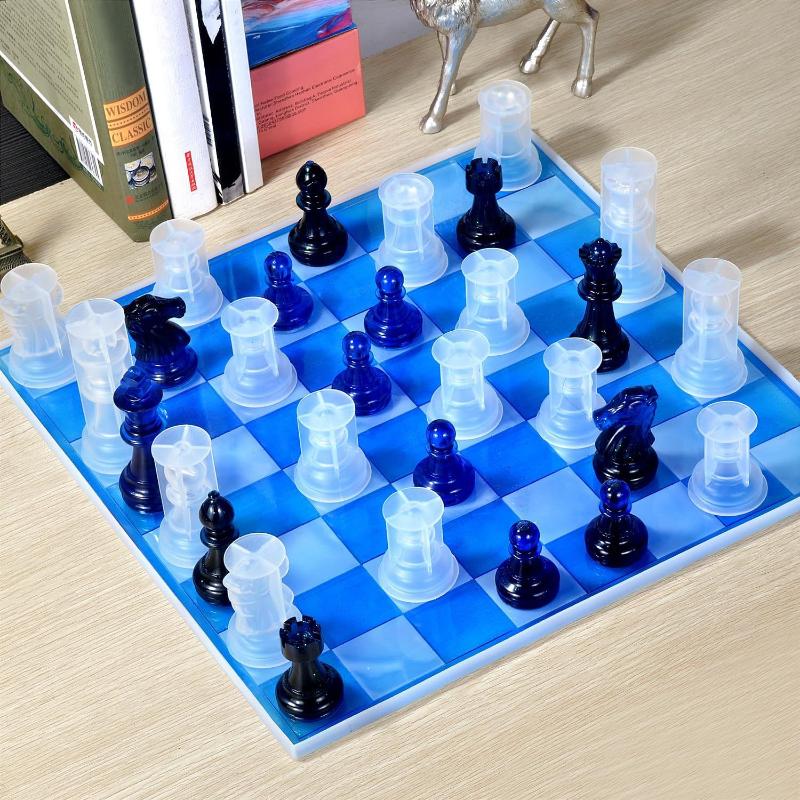 Reçine Satranç Seti Kalıbı, Sa - Resin Art Kit With Molds incelemesi ve fiyatı