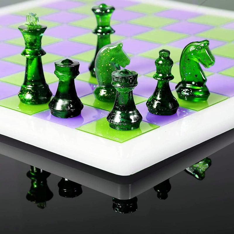 Reçine Satranç Seti Kalıbı, Sa - Resin Art Kit With Molds incelemesi ve fiyatı