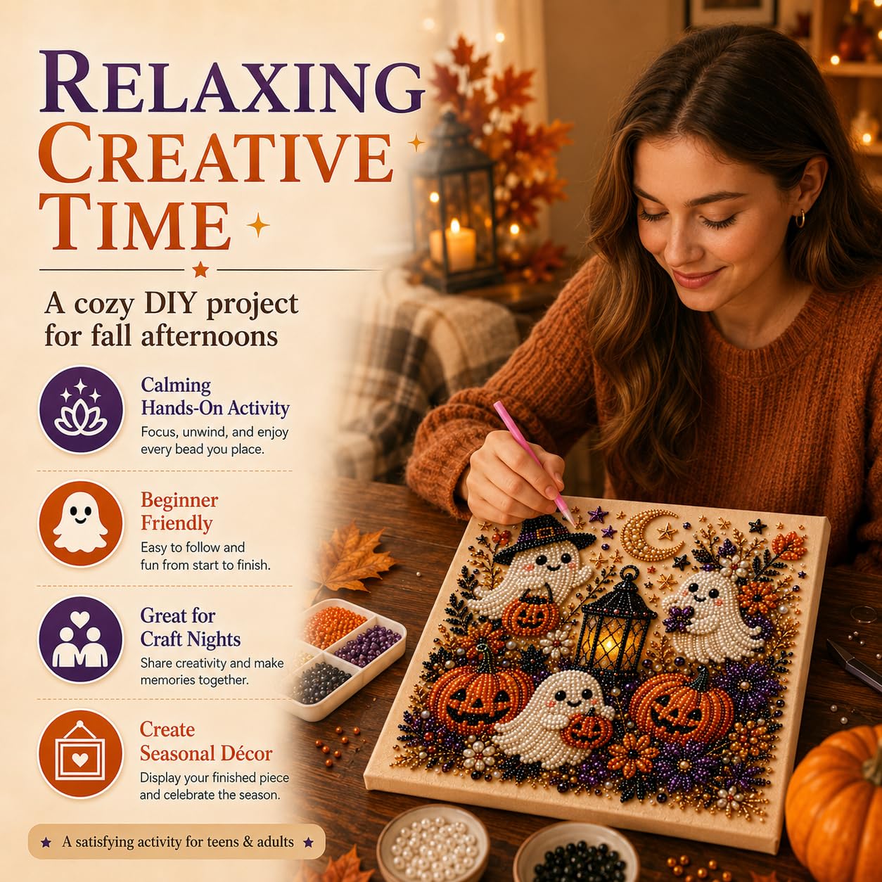 @Halloween Yetişkinler İçin İn - Resin Art For Beginner incelemesi ve fiyatı