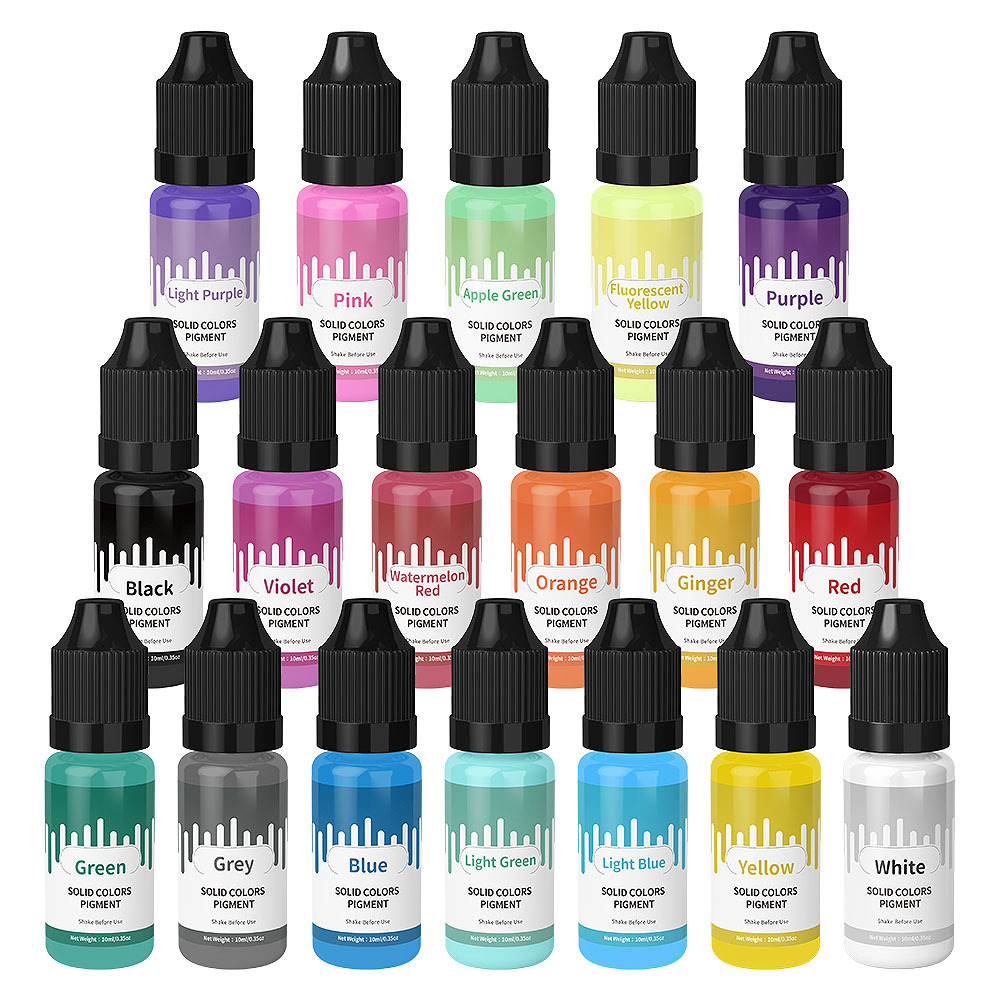 18 renk 10 ml Macaron Katı Pas - Resin Dye Opaque incelemesi ve fiyatı