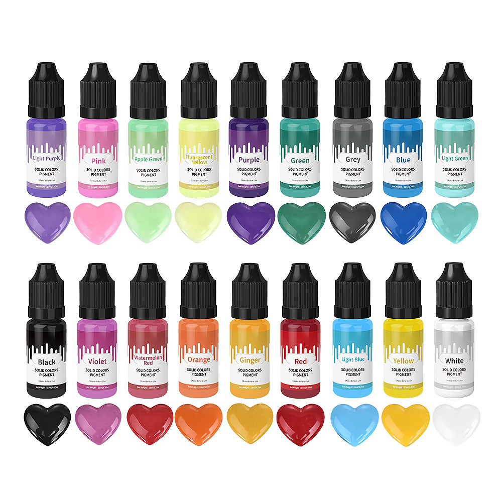 18 renk 10 ml Macaron Katı Pas - Resin Dye Opaque incelemesi ve fiyatı