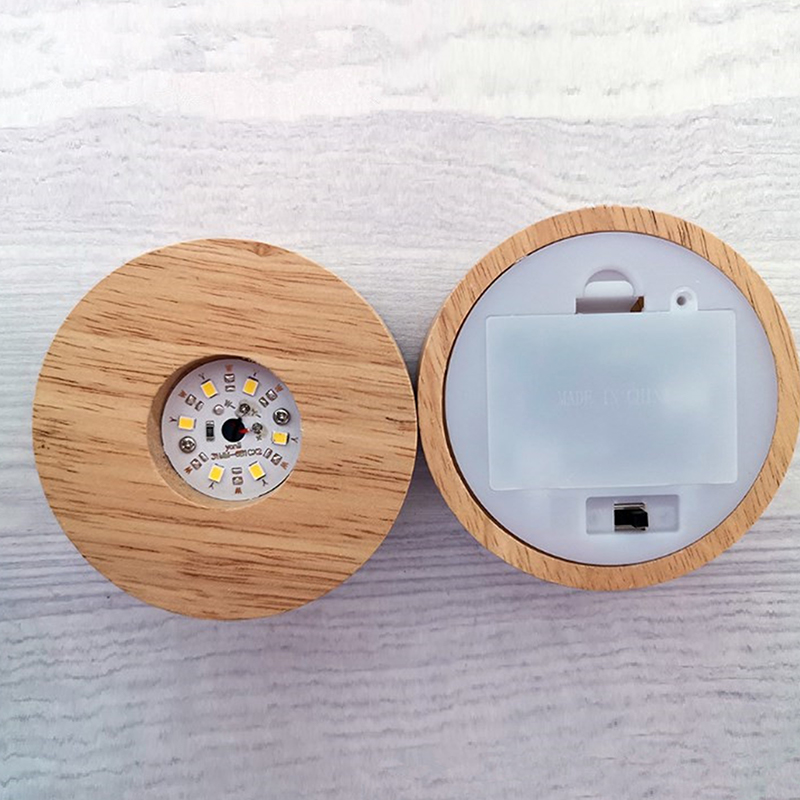 8cm yuvarlak ahşap LED ışık ek - Resin Art Stand incelemesi ve fiyatı