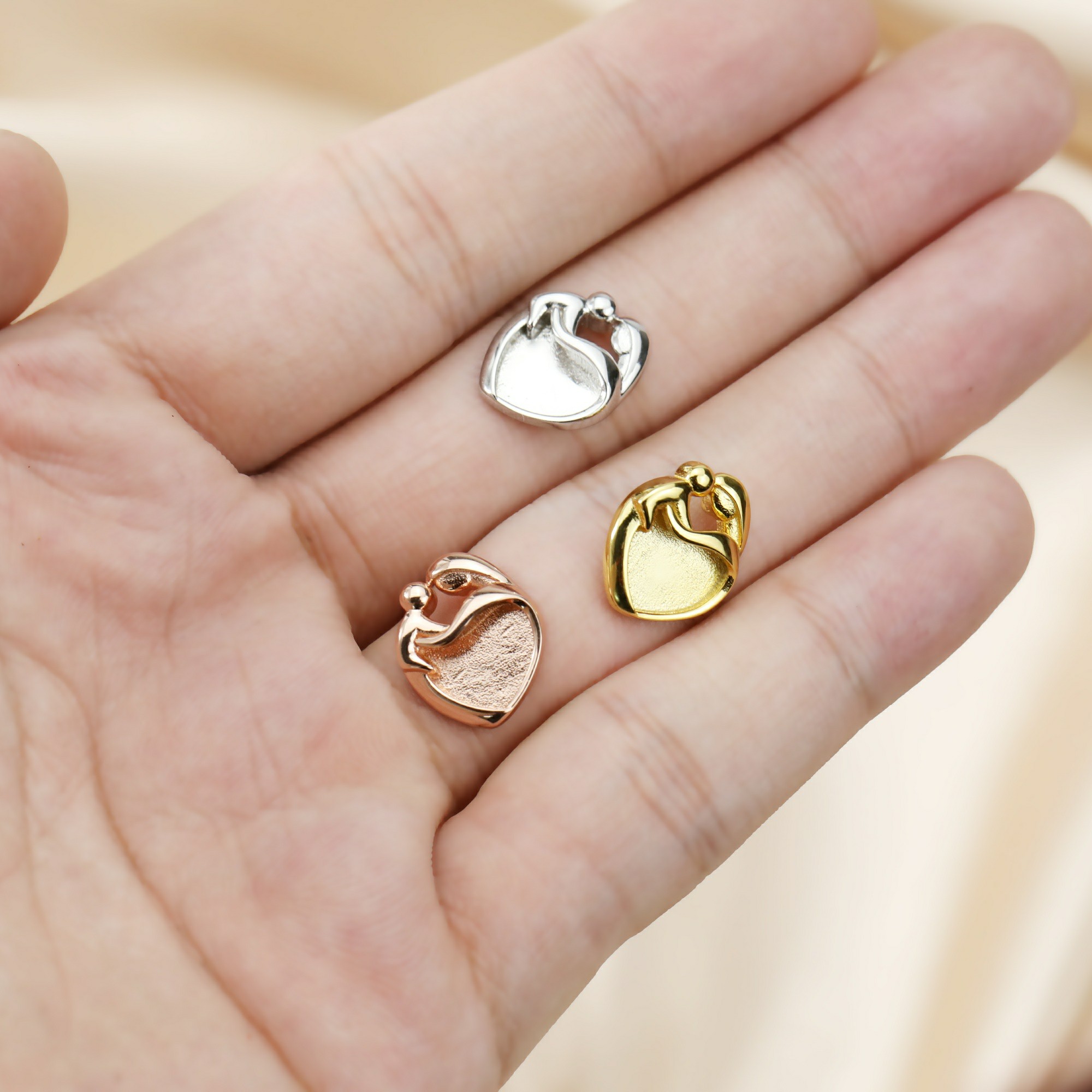 9MM Kalp Çerçeveli Anne Bebek  - Resin Art Baby incelemesi ve fiyatı