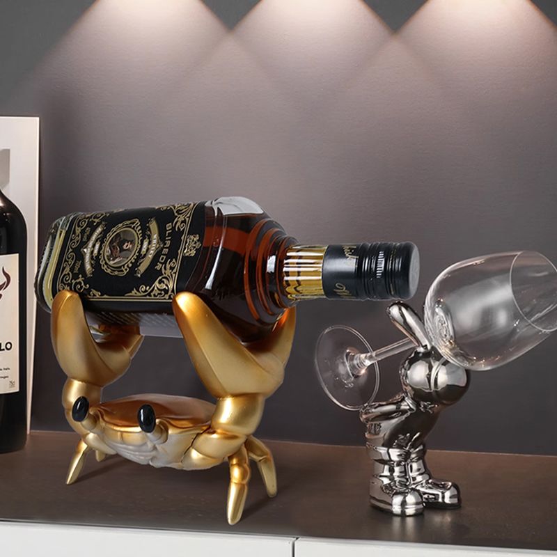 Yaratıcı Yengeç Şarap Rafı Hey - Resin Art Stand incelemesi ve fiyatı