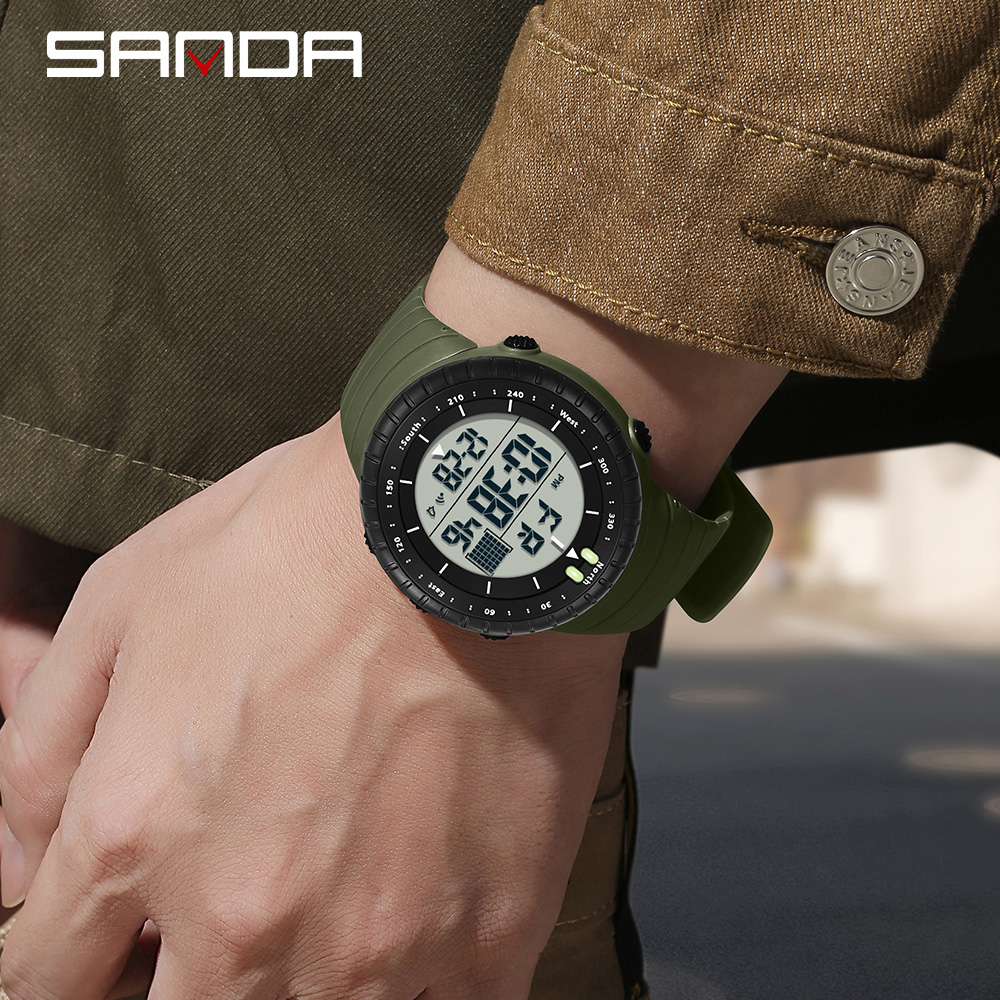 SANDA Yeni 6256 erkek elektron - Resin Art Underwater incelemesi ve fiyatı