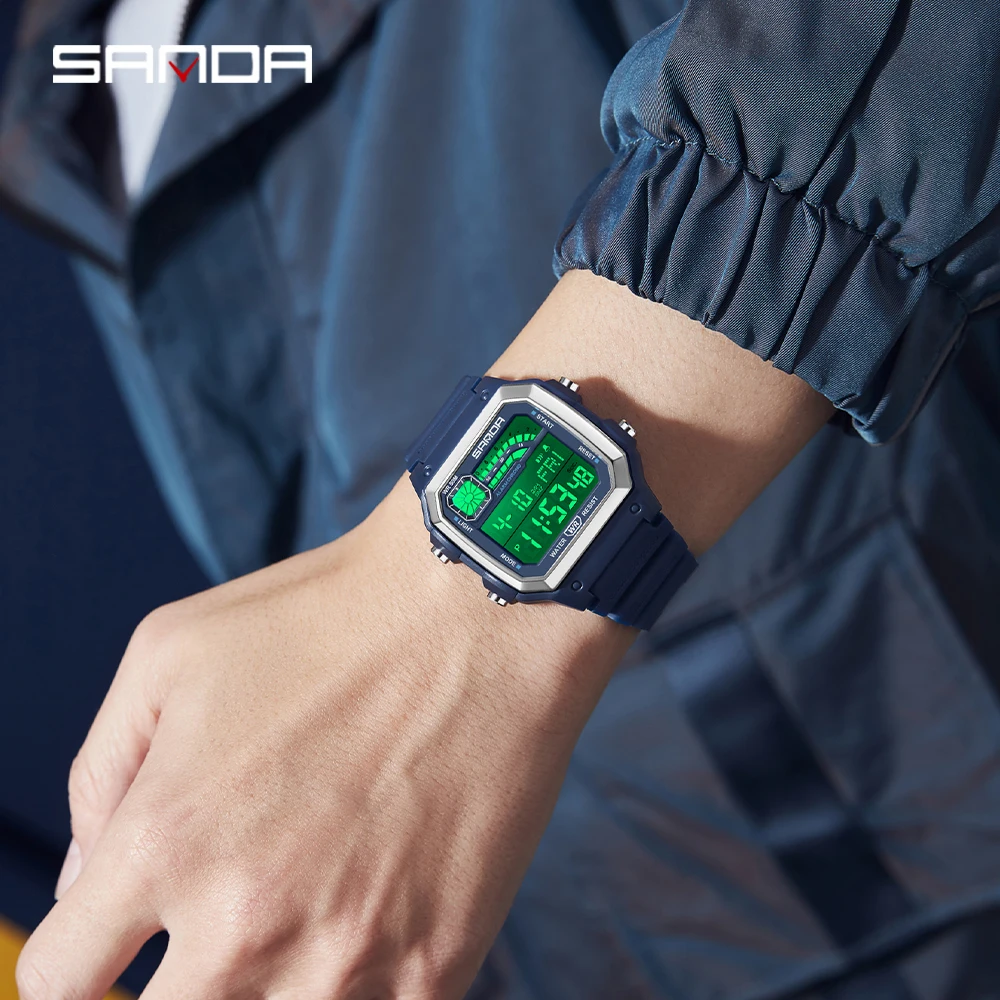 SANDA 6196 erkekler elektronik - Resin Art Underwater incelemesi ve fiyatı