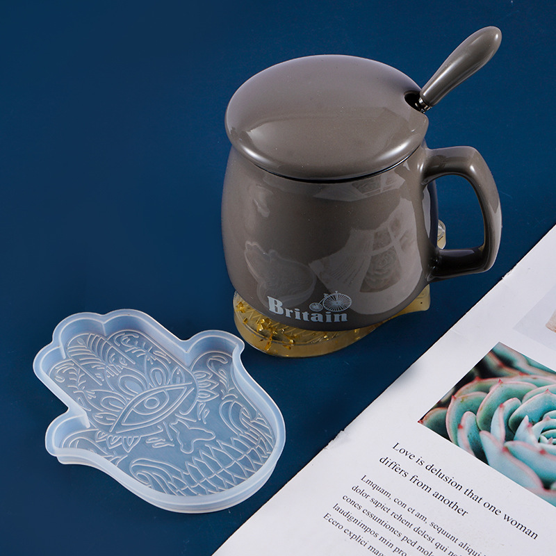 1 adet DIY Coaster el Fatima y - Resin Art Tools incelemesi ve fiyatı