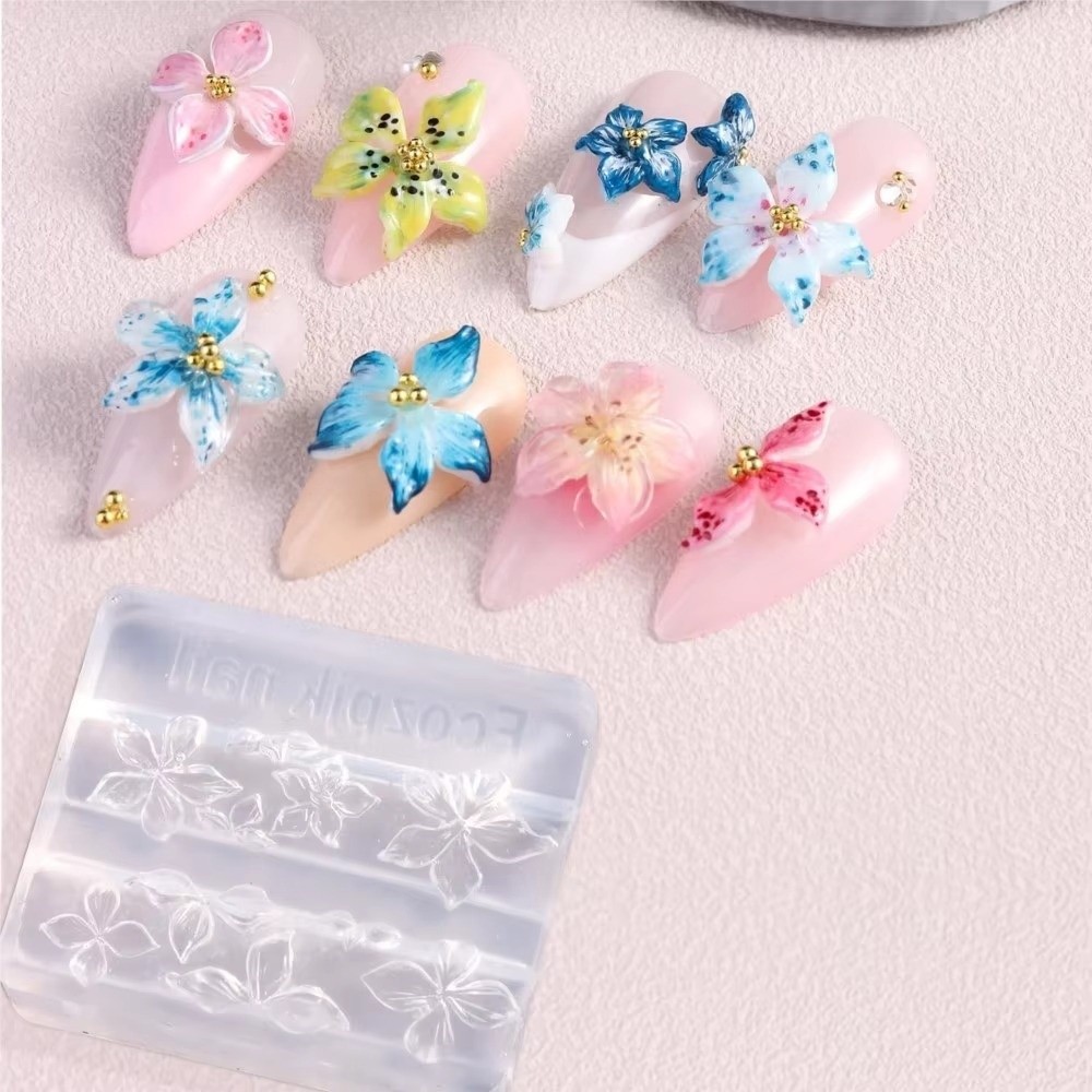 Profesyonel 3'lü Set 3D Tırnak - Resin Art Templates Free incelemesi ve fiyatı