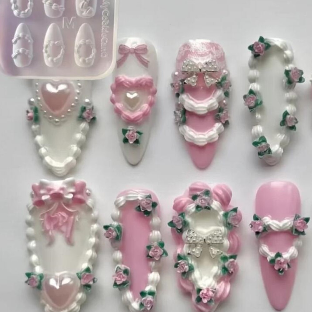 1 adet 3D Fransız Kreması Tırn - Resin Art Templates Free incelemesi ve fiyatı