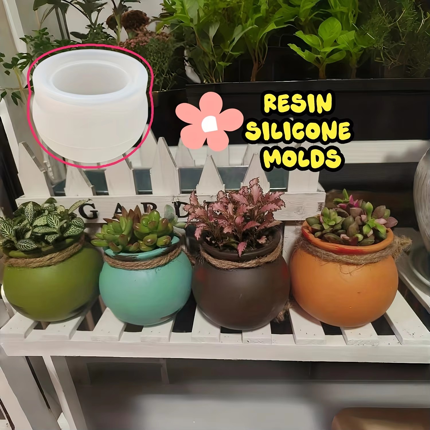 Silikon Saksı Kalıpları, Reçin - Resin Art Tools incelemesi ve fiyatı
