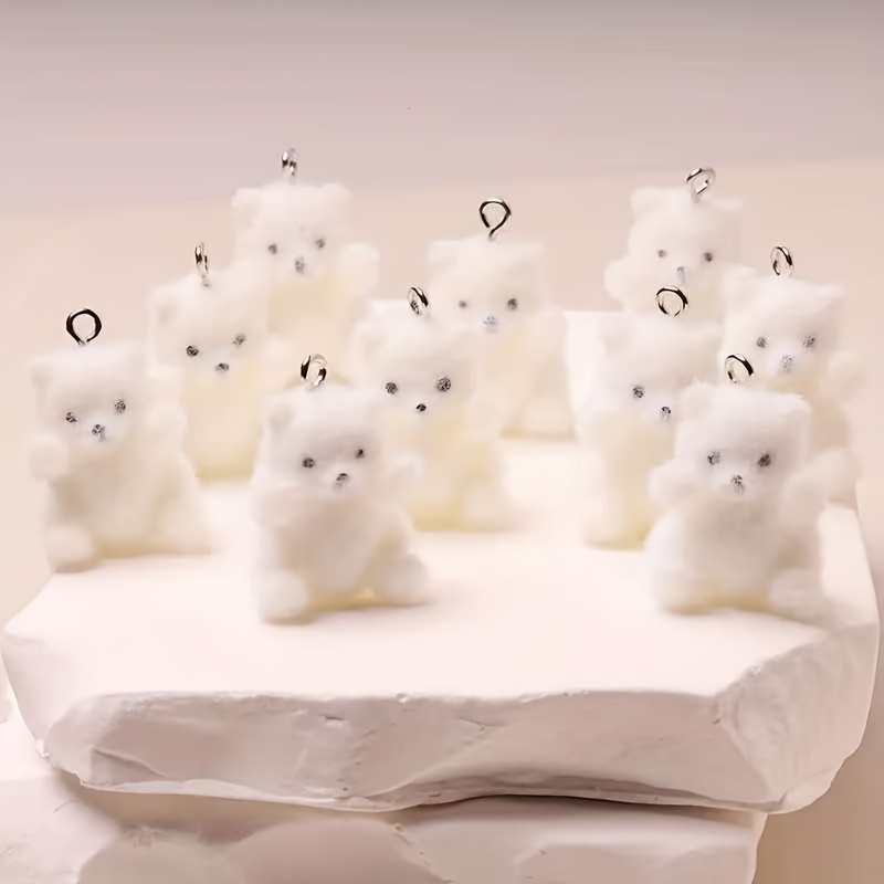 6 adet kutup ayısı reçine takı - Resin Art Decor incelemesi ve fiyatı
