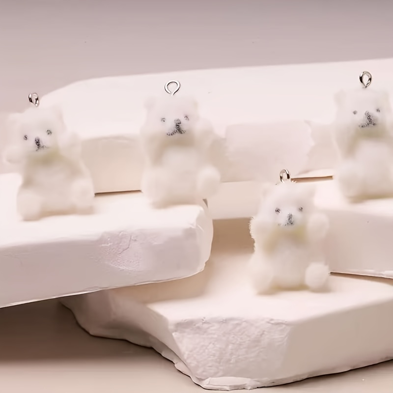 6 adet kutup ayısı reçine takı - Resin Art Decor incelemesi ve fiyatı