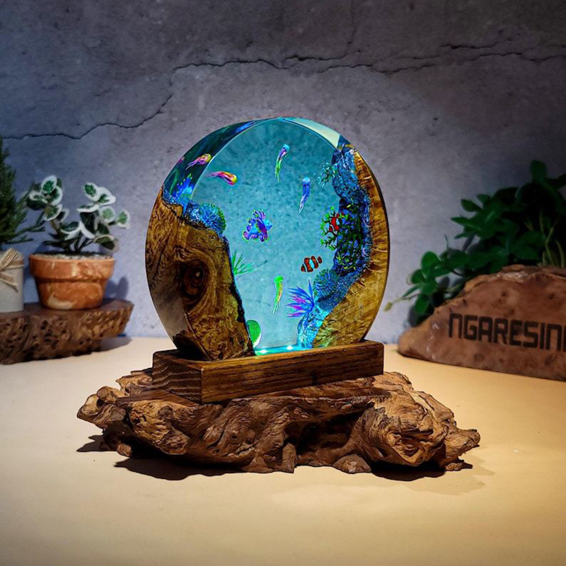 Okyanus Akvaryumu Organizma Re - Resin Art Decor incelemesi ve fiyatı