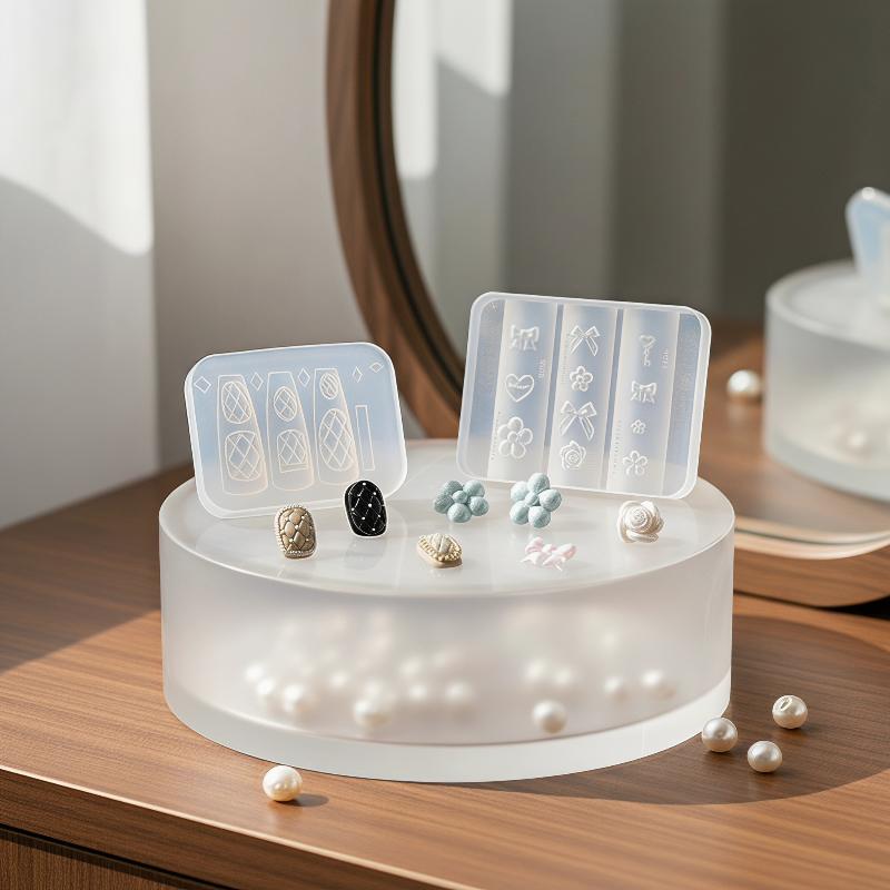 Silikon Tırnak Kalıbı Ekose Fi - Resin Art Templates Free incelemesi ve fiyatı