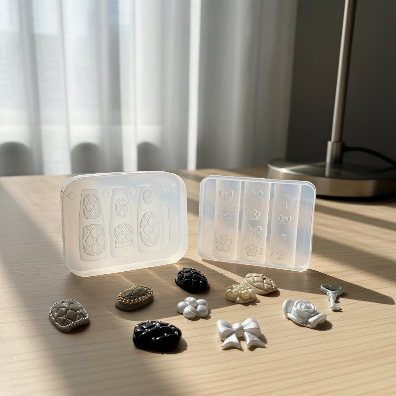 Silikon Tırnak Kalıbı Ekose Fi - Resin Art Templates Free incelemesi ve fiyatı