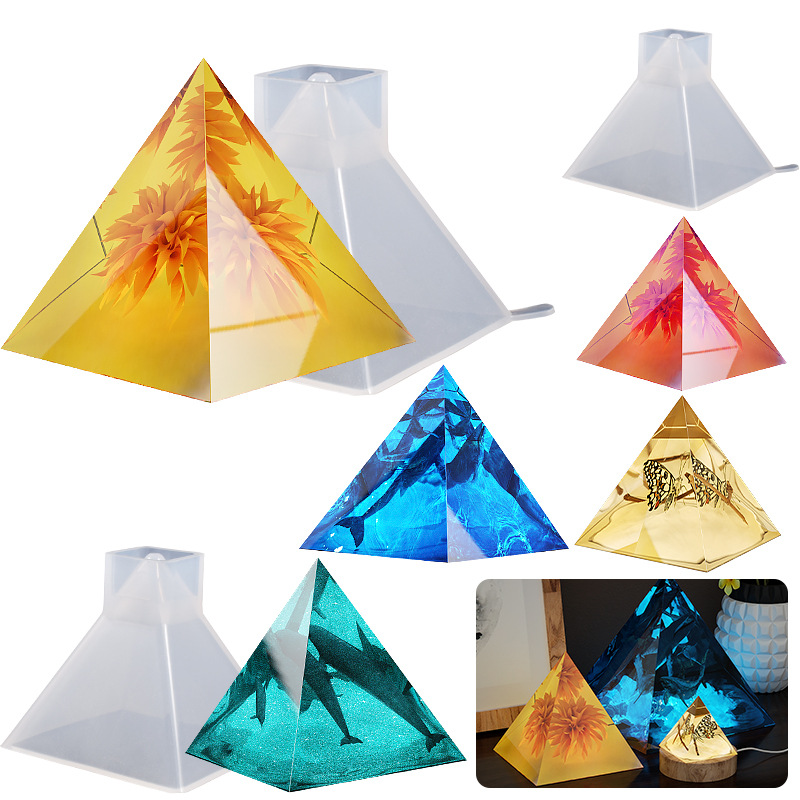 1 adet Piramit Silikon Kalıpla - Resin Art Kit With Molds incelemesi ve fiyatı