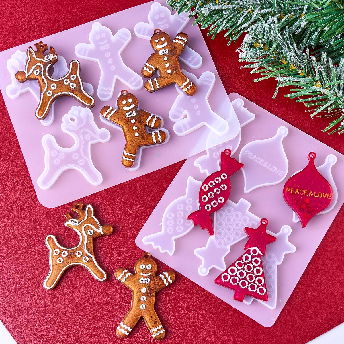 Noel Serisi Küpe Kolye Silikon - Resin Art Kit With Molds incelemesi ve fiyatı