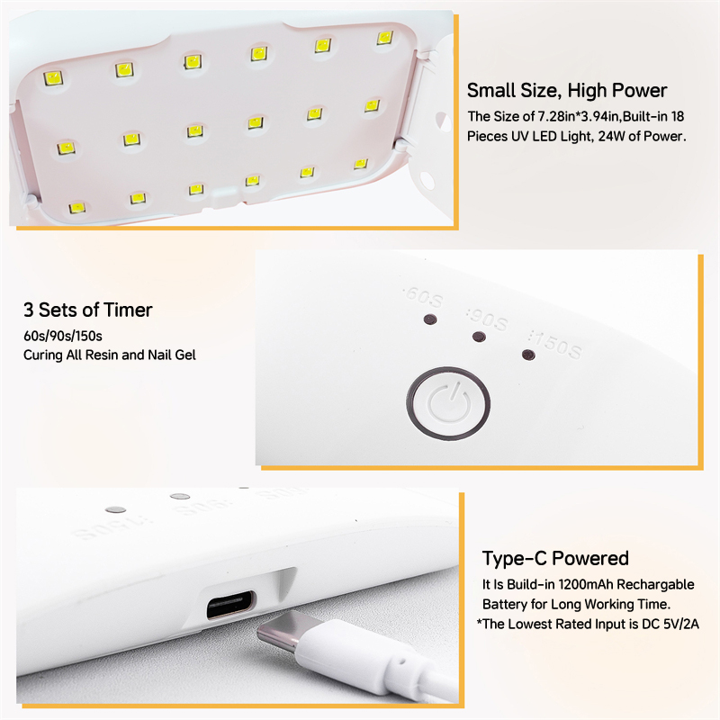 Jel Çiviler için 24W USB Şarj  - Resin Art Uv Light incelemesi ve fiyatı