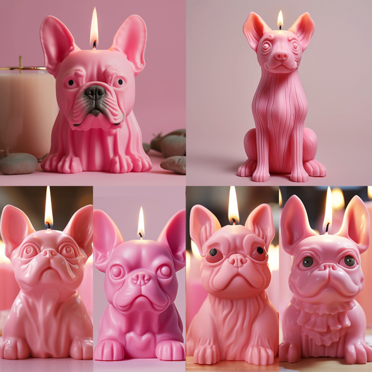 Pekingese yavru Pug hayvan mum - Resin Art Baby incelemesi ve fiyatı