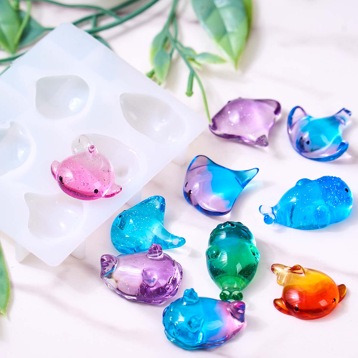 3D Şifalı Kawaii Manta Ray Bal - Resin Art Tools incelemesi ve fiyatı