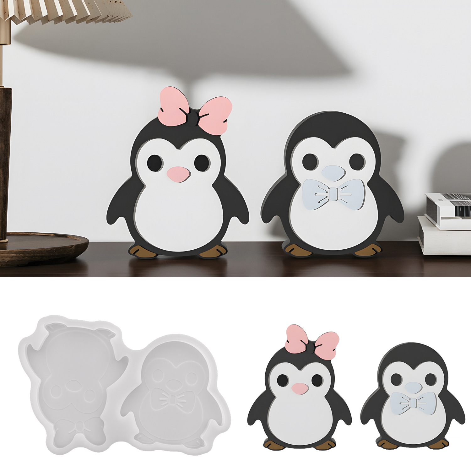 Kendin Yap Penguen Çift Figürü - Resin Art Tools incelemesi ve fiyatı