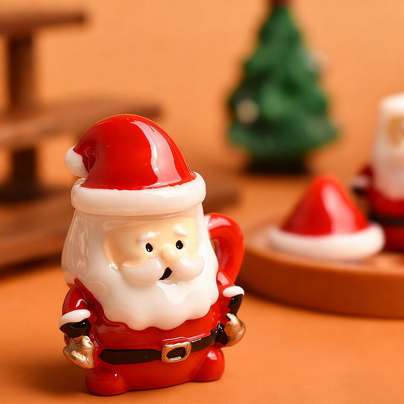 Mini Noel Baba Çay Fincanı Süs - Resin Art Decor incelemesi ve fiyatı