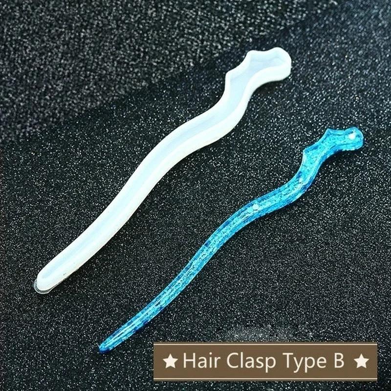 Yeni Şeffaf Saç Tokası Silikon - Resin Art Tools incelemesi ve fiyatı