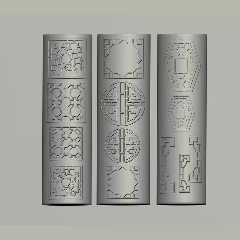 Vintage Çin Pencere Oyma Desen - Resin Art Templates Free incelemesi ve fiyatı