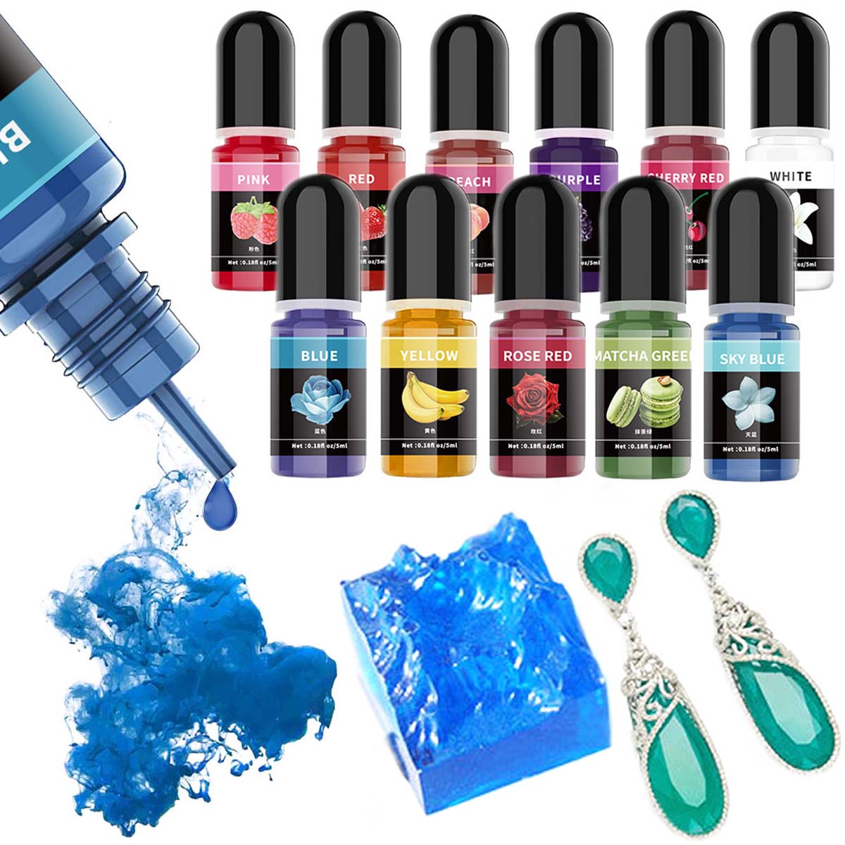 5 ml/şişe Epoksi Reçine Pigmen - Epoxy Resin Ab incelemesi ve fiyatı
