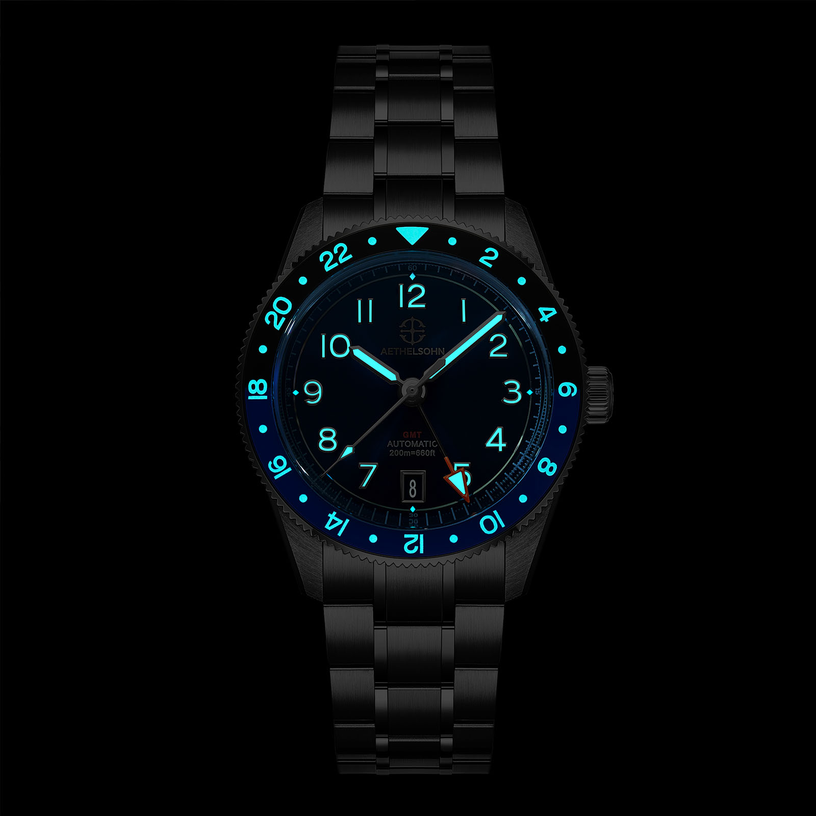 AETHELSOHN Horizon Azure GMT İ - Resin Art Underwater incelemesi ve fiyatı
